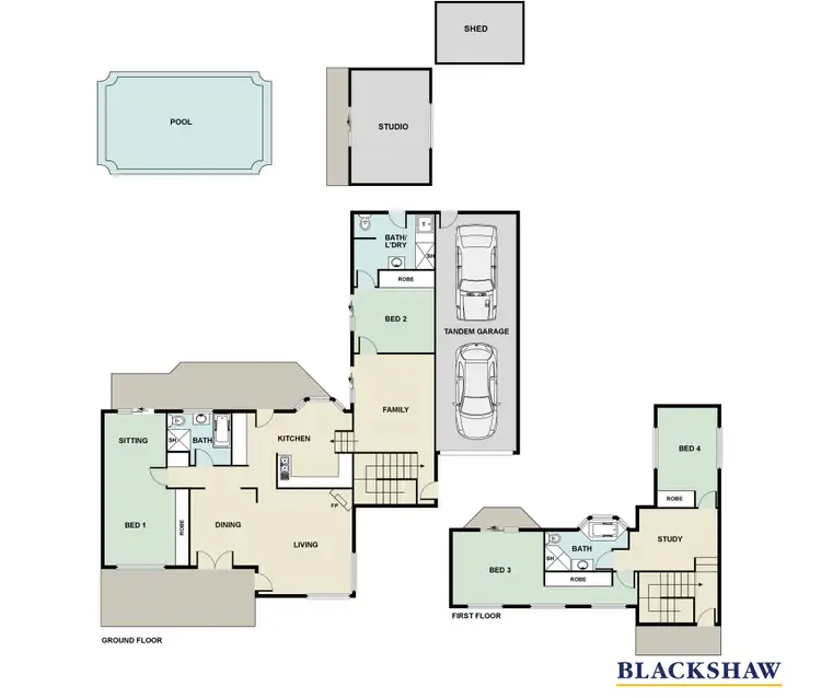 Floorplan of Homely house listing, 10 Abbott Street, Yarralumla ACT 2600
