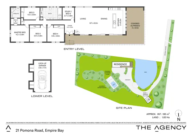 Floorplan of Homely rural property listing, 21 Pomona Road, Empire Bay NSW 2257