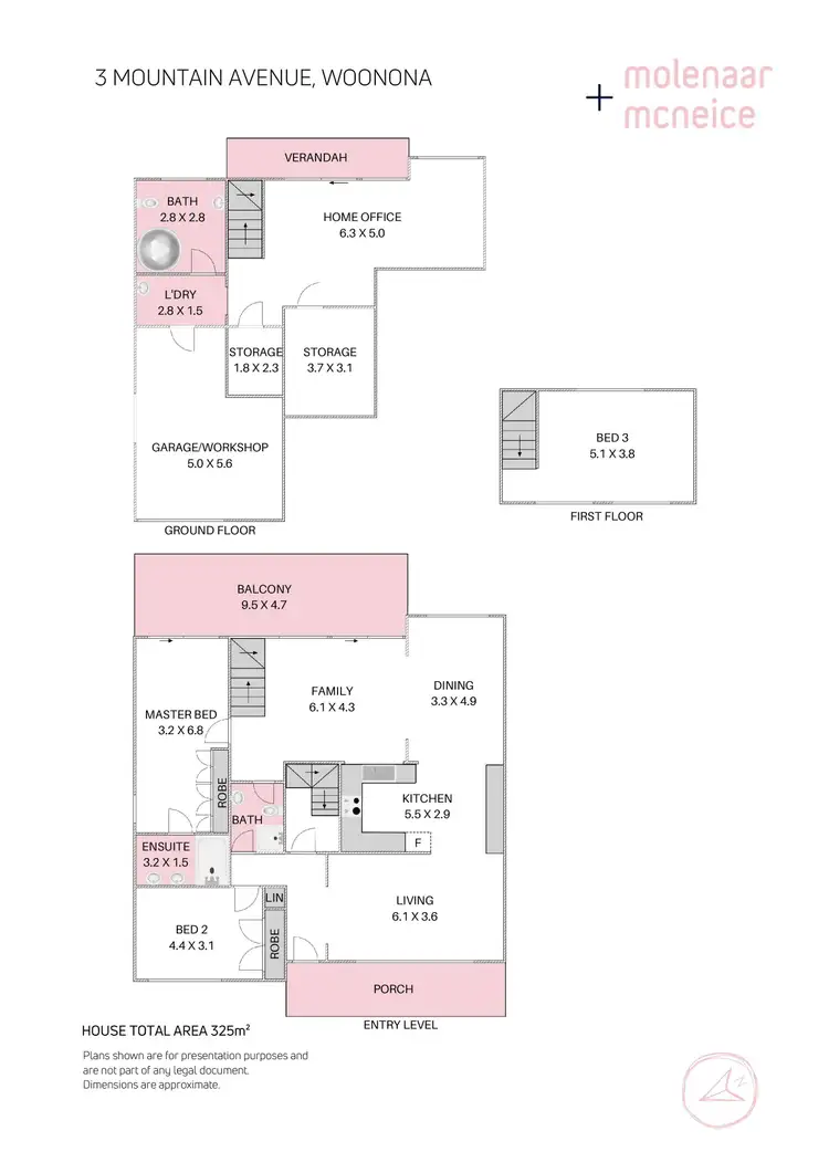 Floorplan of Homely house listing, 3 Mountain Avenue, Woonona NSW 2517