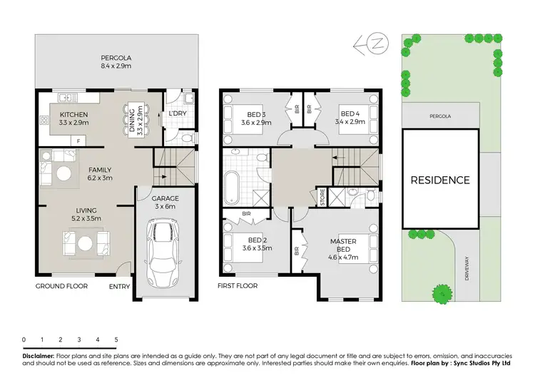 Floorplan of Homely house listing, 18A Noble Close, Kings Langley NSW 2147