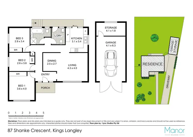 Floorplan of Homely house listing, 87 Shanke Crescent, Kings Langley NSW 2147
