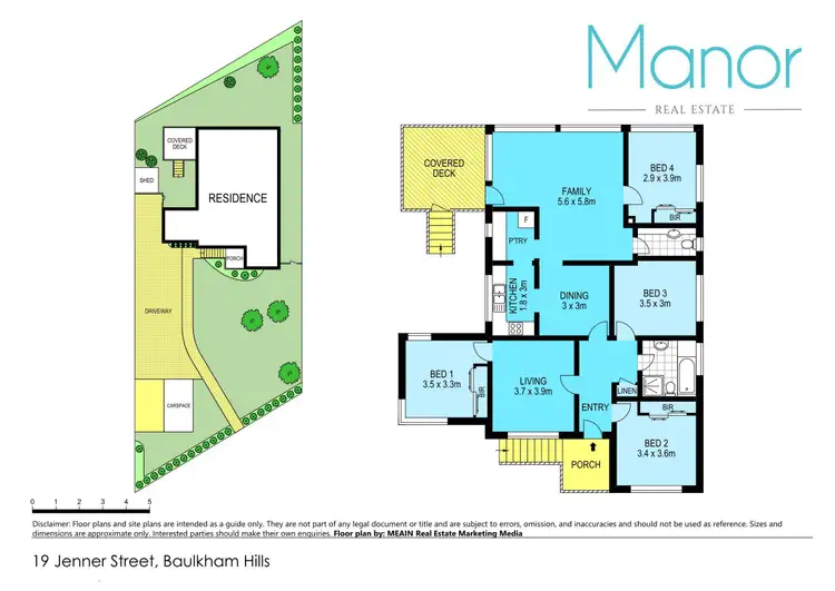 Floorplan of Homely house listing, 19 Jenner Street, Baulkham Hills NSW 2153