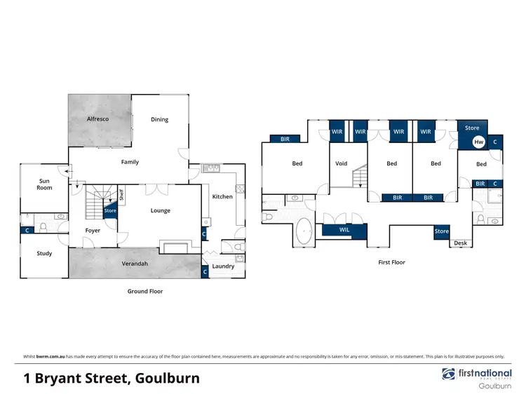Floorplan of Homely house listing, 1 Bryant Street, Goulburn NSW 2580