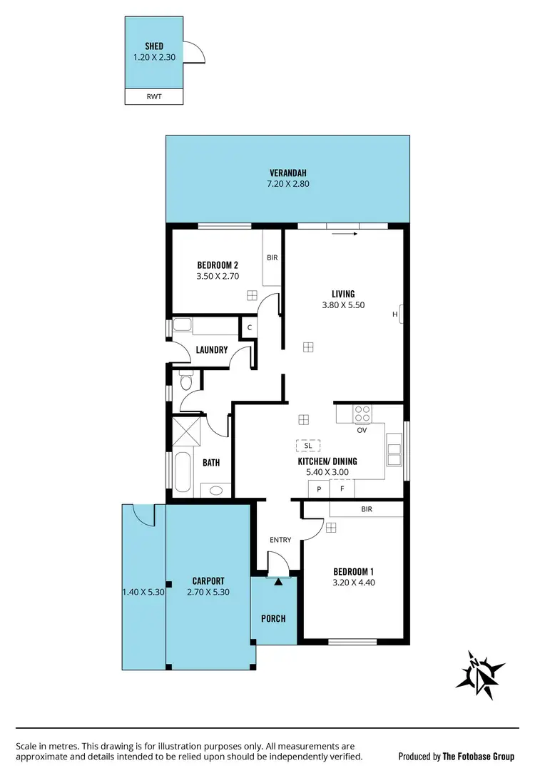 Floorplan of Homely house listing, 20 Avocet Street, Seaford Rise SA 5169