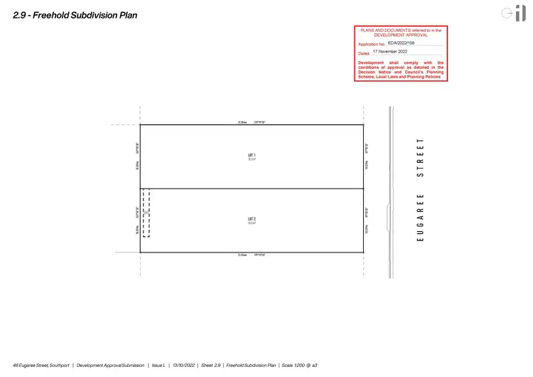 Floorplan of Homely land listing, 46 Eugaree Street, Southport QLD 4215