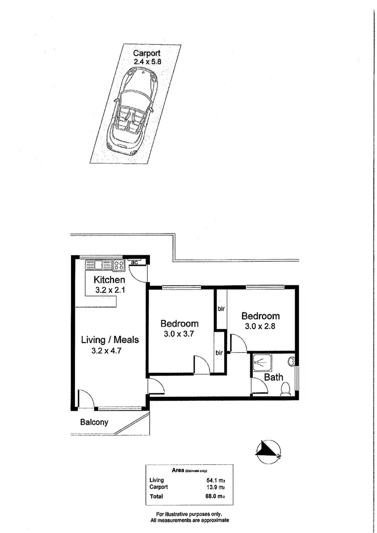 Floorplan of Homely unit listing, 9/11 Helenslea Avenue, Brooklyn Park SA 5032