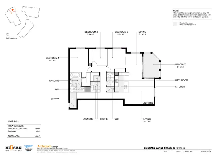 Floorplan of Homely unit listing, 3079/3029 The Boulevard, Carrara QLD 4211