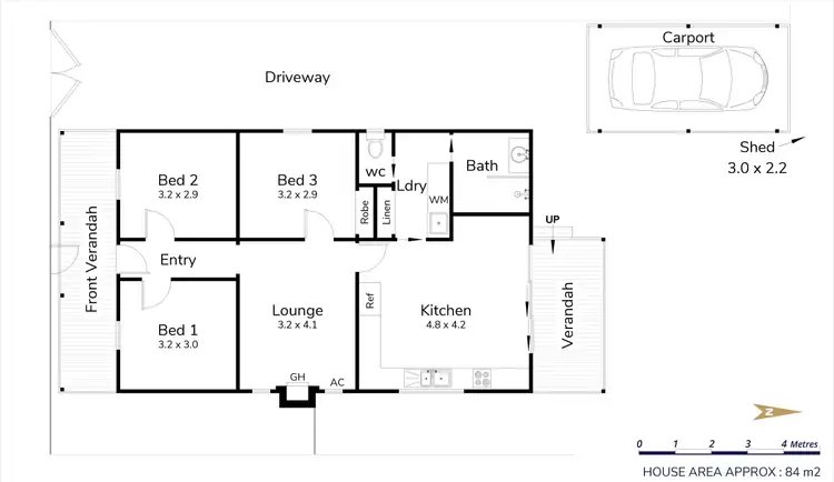 Floorplan of Homely house listing, 17 Condon Street, Kennington VIC 3550