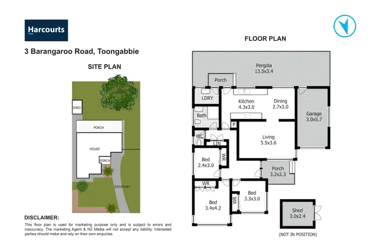 Floorplan of Homely house listing, 3 Barangaroo Rd Road, Toongabbie NSW 2146