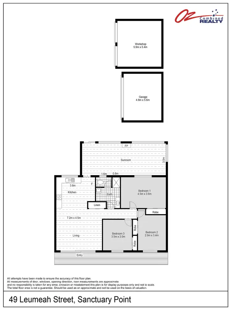 Floorplan of Homely house listing, 49 Leumeah Street, Sanctuary Point NSW 2540