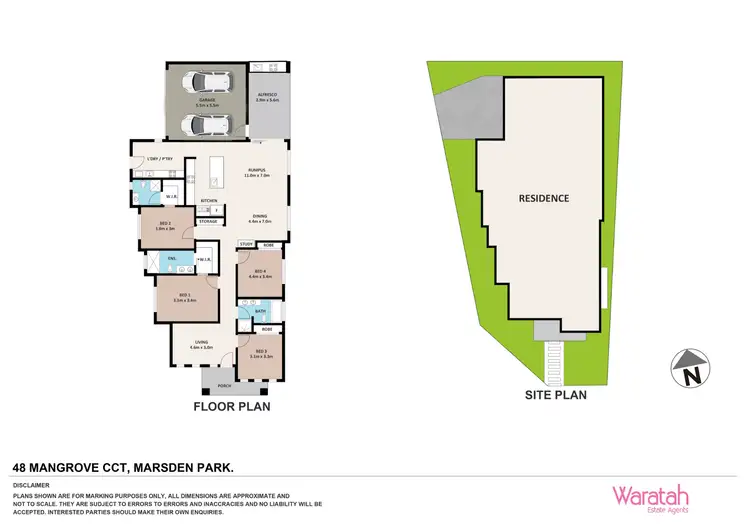 Floorplan of Homely house listing, 48 Mangrove Circuit, Marsden Park NSW 2765