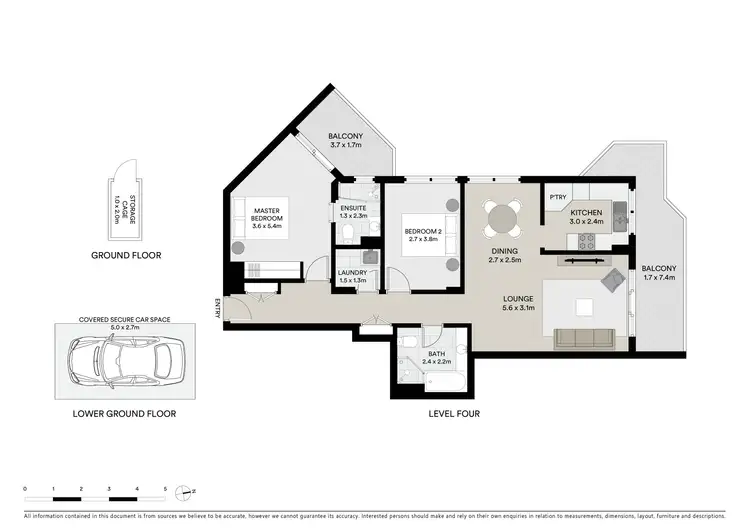 Floorplan of Homely apartment listing, 14/163 Willoughby Road, Naremburn NSW 2065
