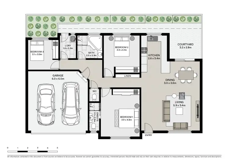 Floorplan of Homely villa listing, 6/17 Bellevue Road, Figtree NSW 2525