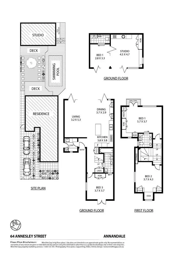 Floorplan of Homely house listing, 64 Annesley Street, Leichhardt NSW 2040