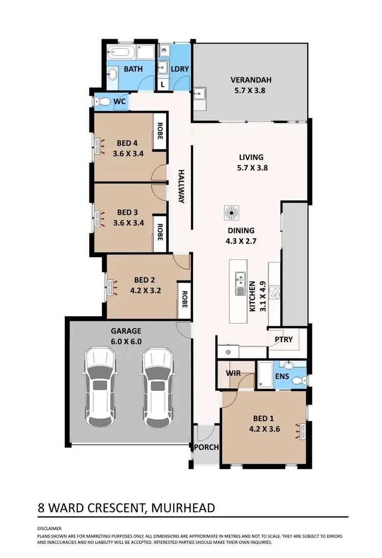 Floorplan of Homely house listing, 8 Ward Crescent, Muirhead NT 810