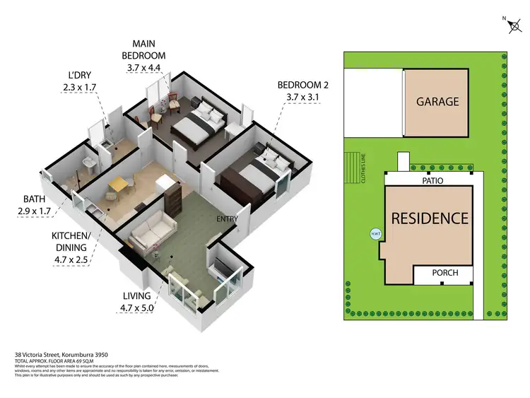 Floorplan of Homely house listing, 38 Victoria Street, Korumburra VIC 3950