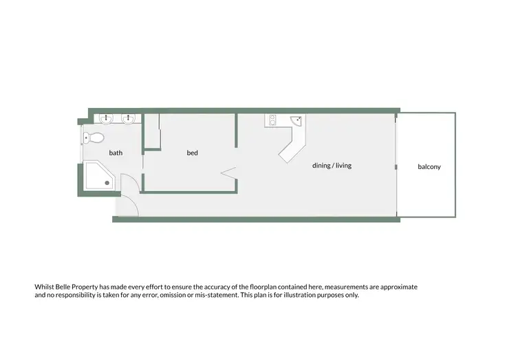 Floorplan of Homely apartment listing, 206/139 Williams Esplanade, Palm Cove QLD 4879