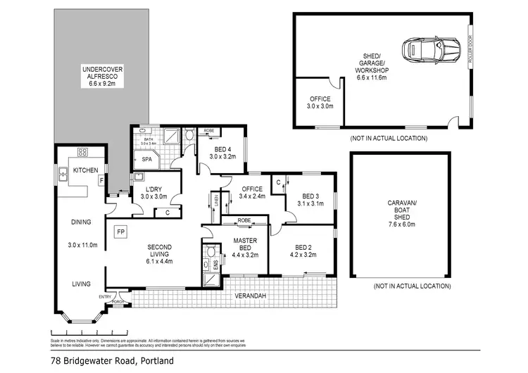 Floorplan of Homely house listing, 78 Bridgewater Road, Portland VIC 3305