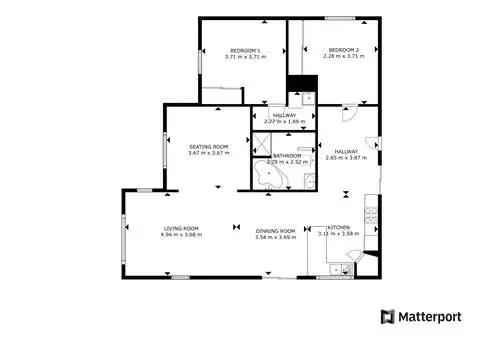 Floorplan of Homely house listing, 122 Darling Street, Wentworth NSW 2648