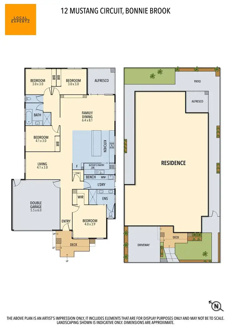 Floorplan of Homely house listing, 12 Mustang Circuit, Bonnie Brook VIC 3335