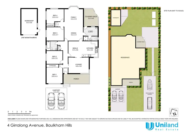 Floorplan of Homely house listing, 4 Girralong Avenue, Baulkham Hills NSW 2153