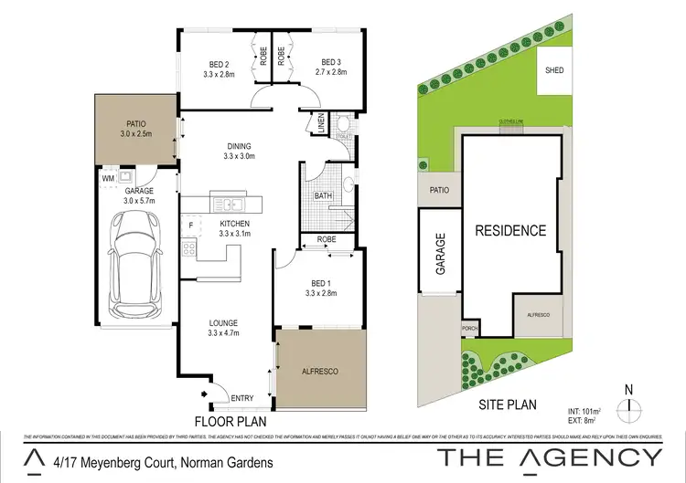 Floorplan of Homely unit listing, 4/17 Meyenberg Court, Norman Gardens QLD 4701