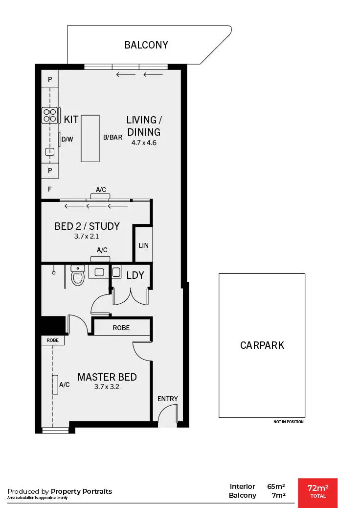 Floorplan of Homely apartment listing, 1202/242 Flinders Street, Adelaide SA 5000