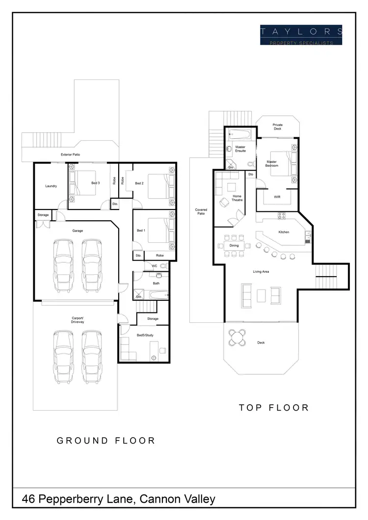 Floorplan of Homely house listing, 46 Pepperberry Lane, Cannon Valley QLD 4800