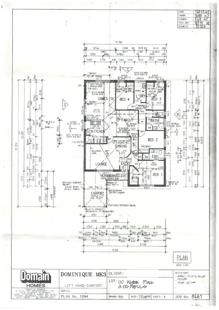 Floorplan of Homely house listing, 15 Wyton Place, Gosnells WA 6110