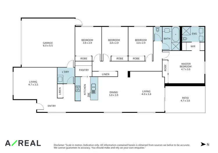 Floorplan of Homely house listing, 200 Alisma Boulevard, Cranbourne North VIC 3977