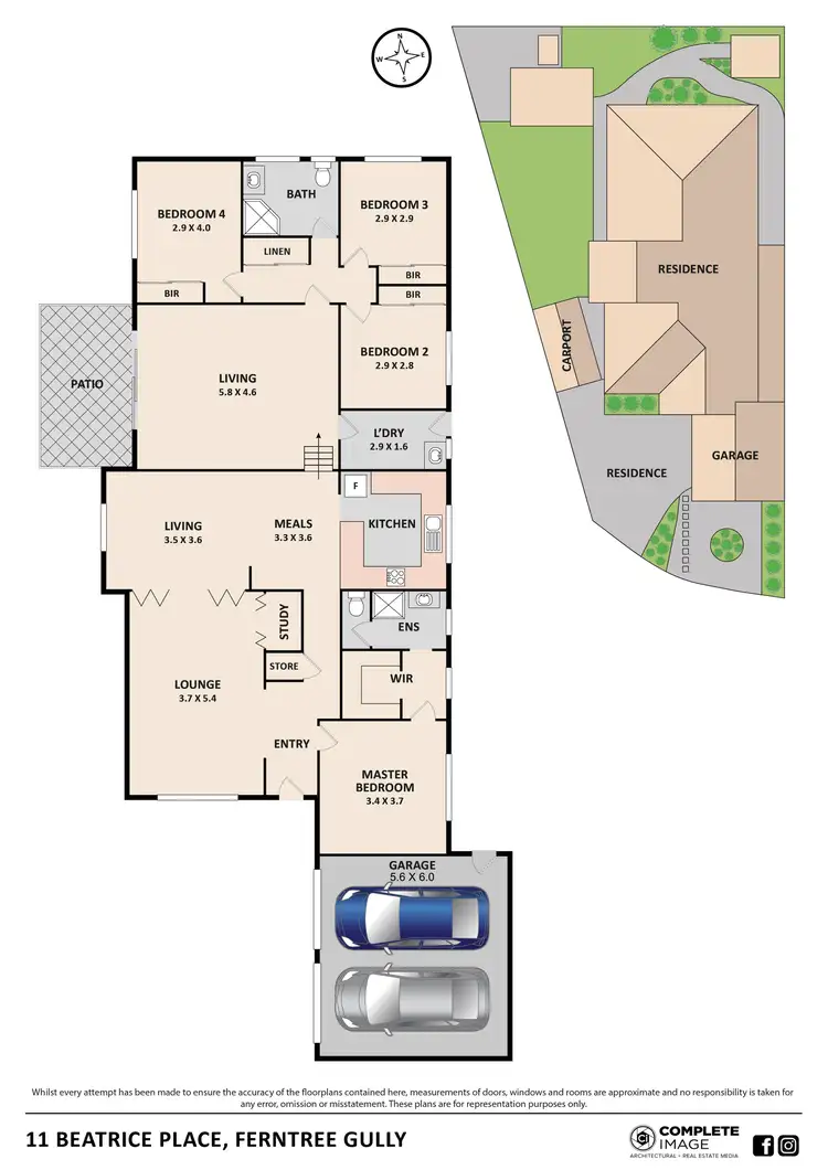 Floorplan of Homely house listing, 11 Beatrice Place, Ferntree Gully VIC 3156