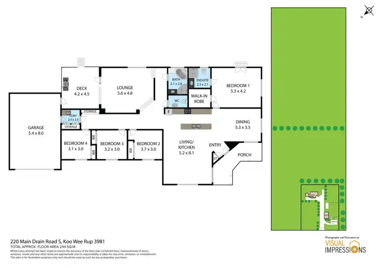 Floorplan of Homely house listing, 220 Main Drain Road, Koo Wee Rup VIC 3981