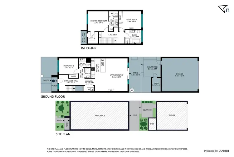 Floorplan of Homely house listing, 61 Mosaic Drive, Lalor VIC 3075