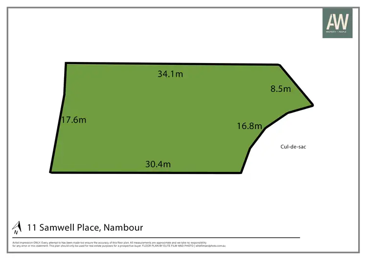 Floorplan of Homely land listing, 11 Samwell Place, Nambour QLD 4560