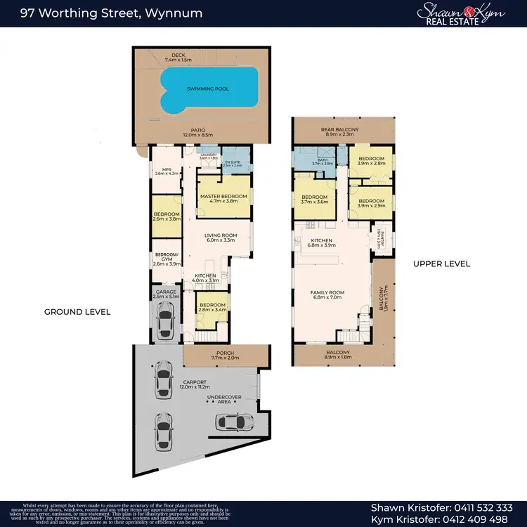 Floorplan of Homely house listing, 97 Worthing Street, Wynnum QLD 4178