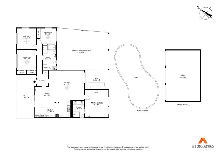 Floorplan of Homely house listing, 134 Middle Road, Boronia Heights QLD 4124