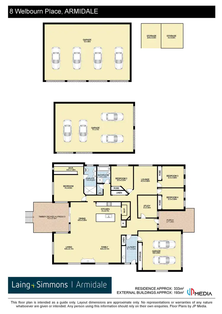 Floorplan of Homely house listing, 8 Welbourn Place, Armidale NSW 2350