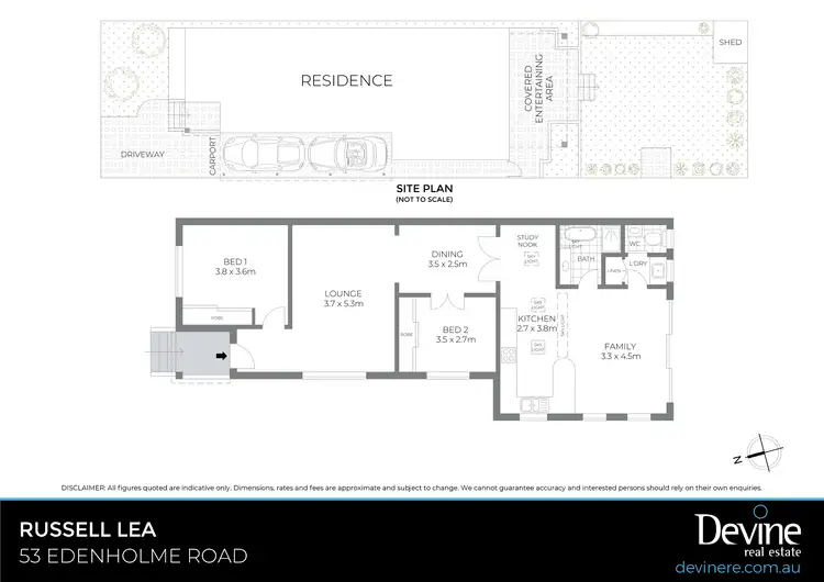 Floorplan of Homely house listing, 53 Edenholme Road, Russell Lea NSW 2046