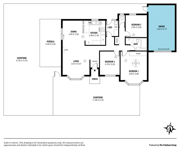 Floorplan of Homely house listing, 16a Fulton Street, Brighton SA 5048