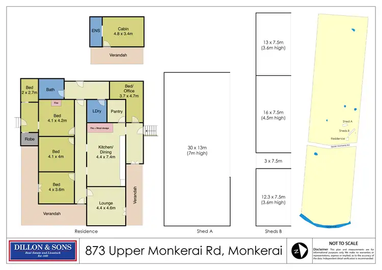 Floorplan of Homely rural property listing, 873 Upper Monkerai Road, Dungog NSW 2420
