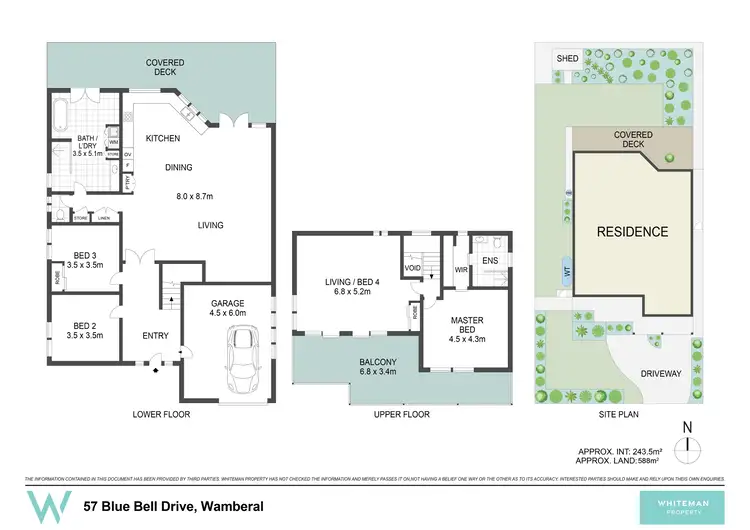 Floorplan of Homely house listing, 57 Blue Bell Drive, Wamberal NSW 2260