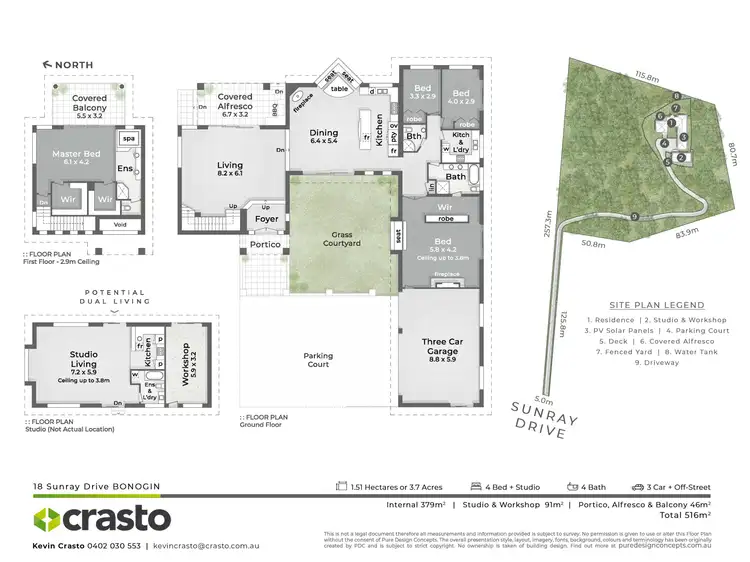 Floorplan of Homely house listing, 18 Sunray Drive, Bonogin QLD 4213