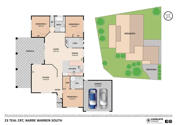 Floorplan of Homely house listing, 23 Teal Court, Narre Warren South VIC 3805