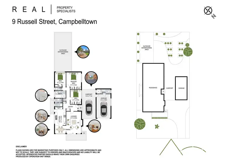 Floorplan of Homely house listing, 9 Russell Street, Campbelltown NSW 2560