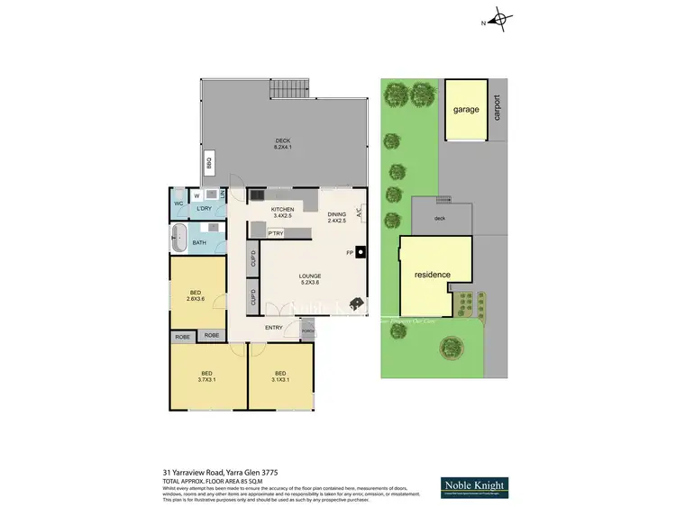 Floorplan of Homely house listing, 31 Yarraview Road, Yarra Glen VIC 3775