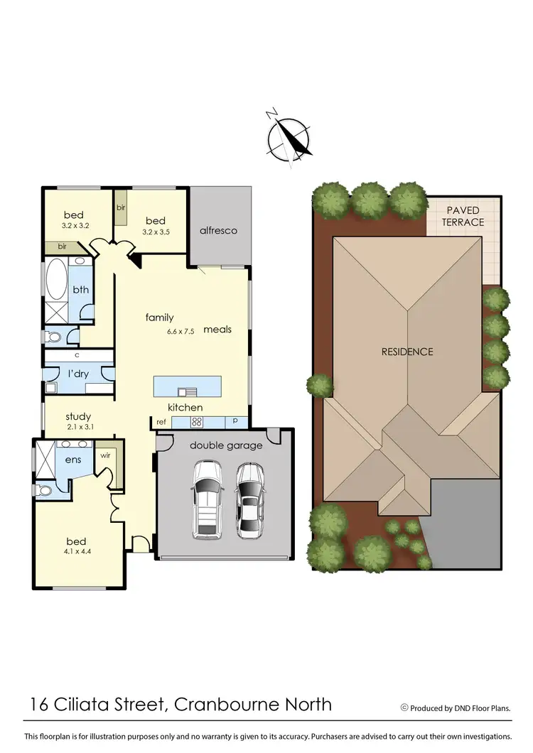 Floorplan of Homely house listing, 16 Ciliata Street, Cranbourne North VIC 3977