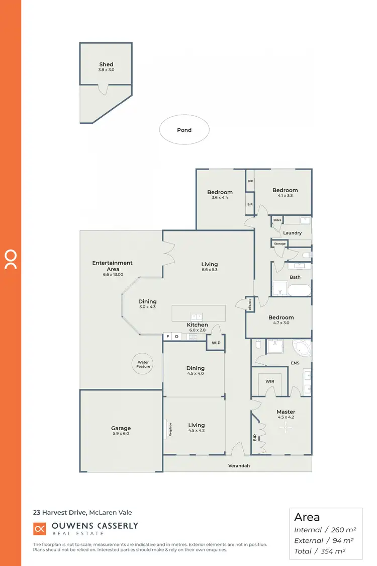 Floorplan of Homely house listing, 23 Harvest Drive, Mclaren Vale SA 5171