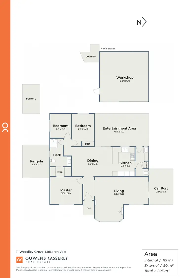 Floorplan of Homely house listing, 11 Woodley Grove, Mclaren Vale SA 5171