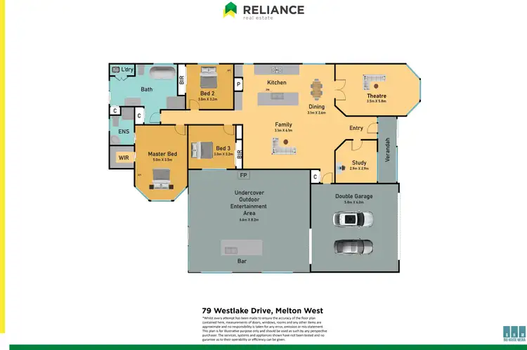 Floorplan of Homely house listing, 79 Westlake Drive, Melton West VIC 3337