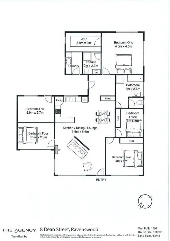 Floorplan of Homely house listing, 8 Dean Street, Ravenswood TAS 7250